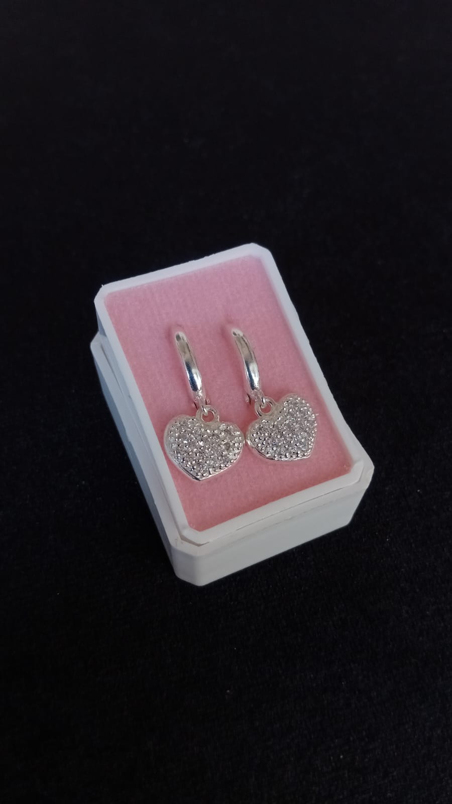 Arracada huggis plata .925