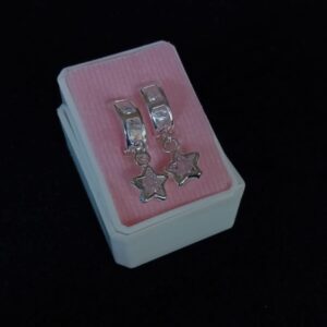 Arracada huggis plata .925