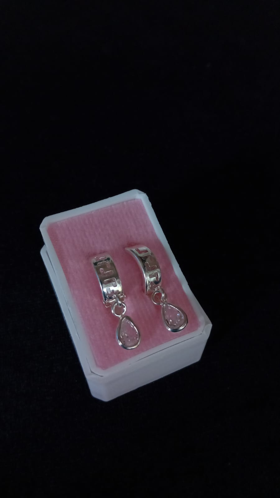 Arracada huggis plata .925