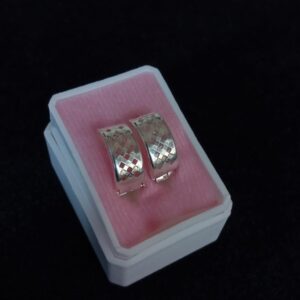 Arracada huggis plata .925