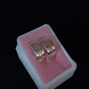 Arracada huggis plata .925