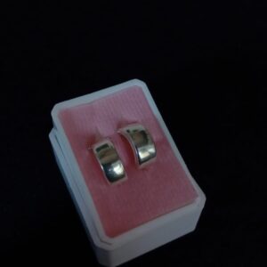 Arracada huggis plata .925