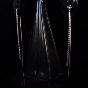 Arete largo plata .925