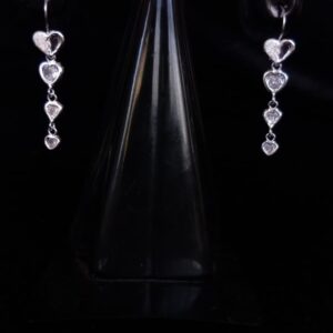 Arete largo plata .925