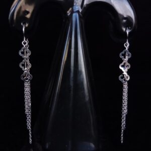 Arete largo plata .925