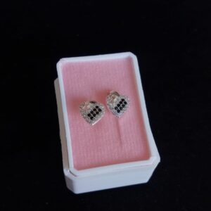 Arete poste mariposa plata .925