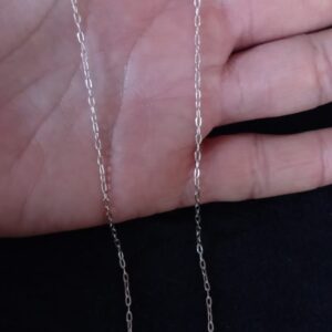 Cadena delgada plata .925