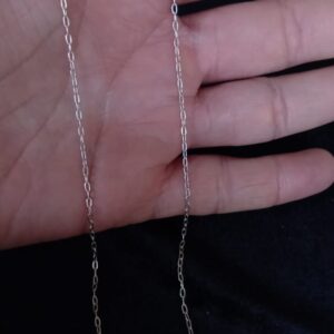 Cadena delgada plata .925