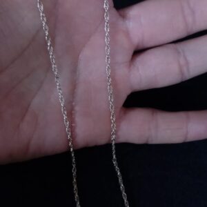 Cadena delgada plata .925