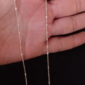 Cadena delgada plata .925
