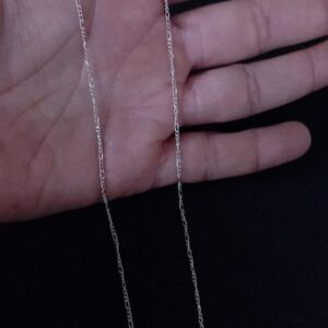 Cadena delgada plata .925