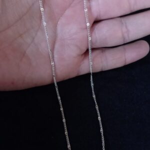 Cadena delgada plata .925