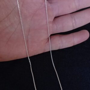 Cadena delgada plata .925