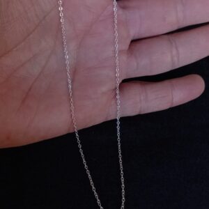 Cadena delgada plata .925