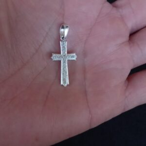 Cruz chica plata .925