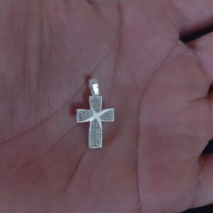 Cruz chica plata .925