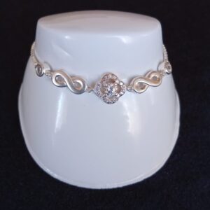 Pulsera ajustable de importacion plata .925