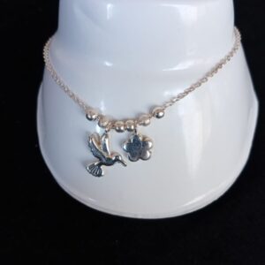 Pulsera delgada plata .925