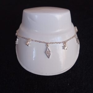 Pulsera zirconia plata .925