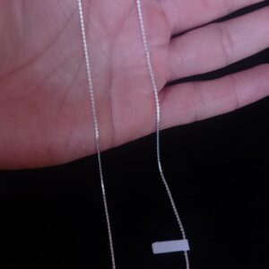 Cadena delgada plata .925