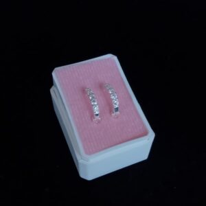 Arracada huggis plata .925