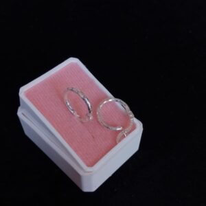 Arracada gruesa plata .925