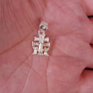 Cruz chica plata .925