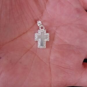 Cruz chica plata .925