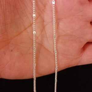 Cadena delgada plata .925