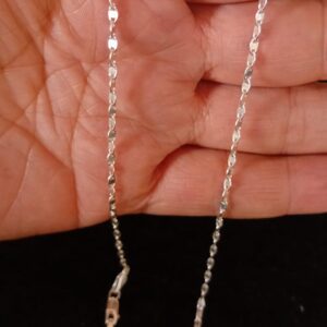 Cadena delgada plata .925