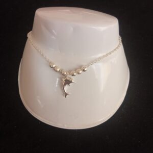 Pulsera delgada zirconia plata .925