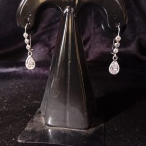 Arete largo plata .925