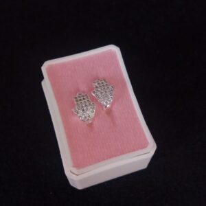 Arracada huggis plata .925