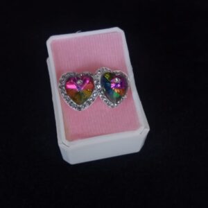 Arete poste mariposa plata .925