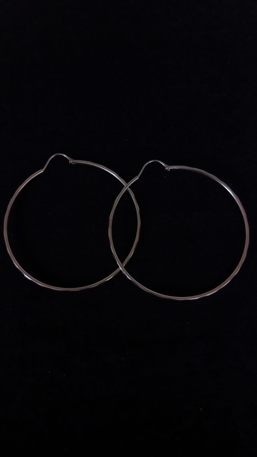 Arracada gruesa plata .925