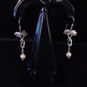 Arete largo plata .925