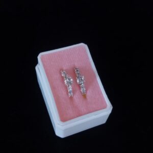 Arracada huggis plata .925