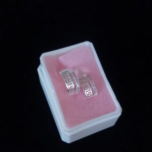 Arracada huggis plata .925