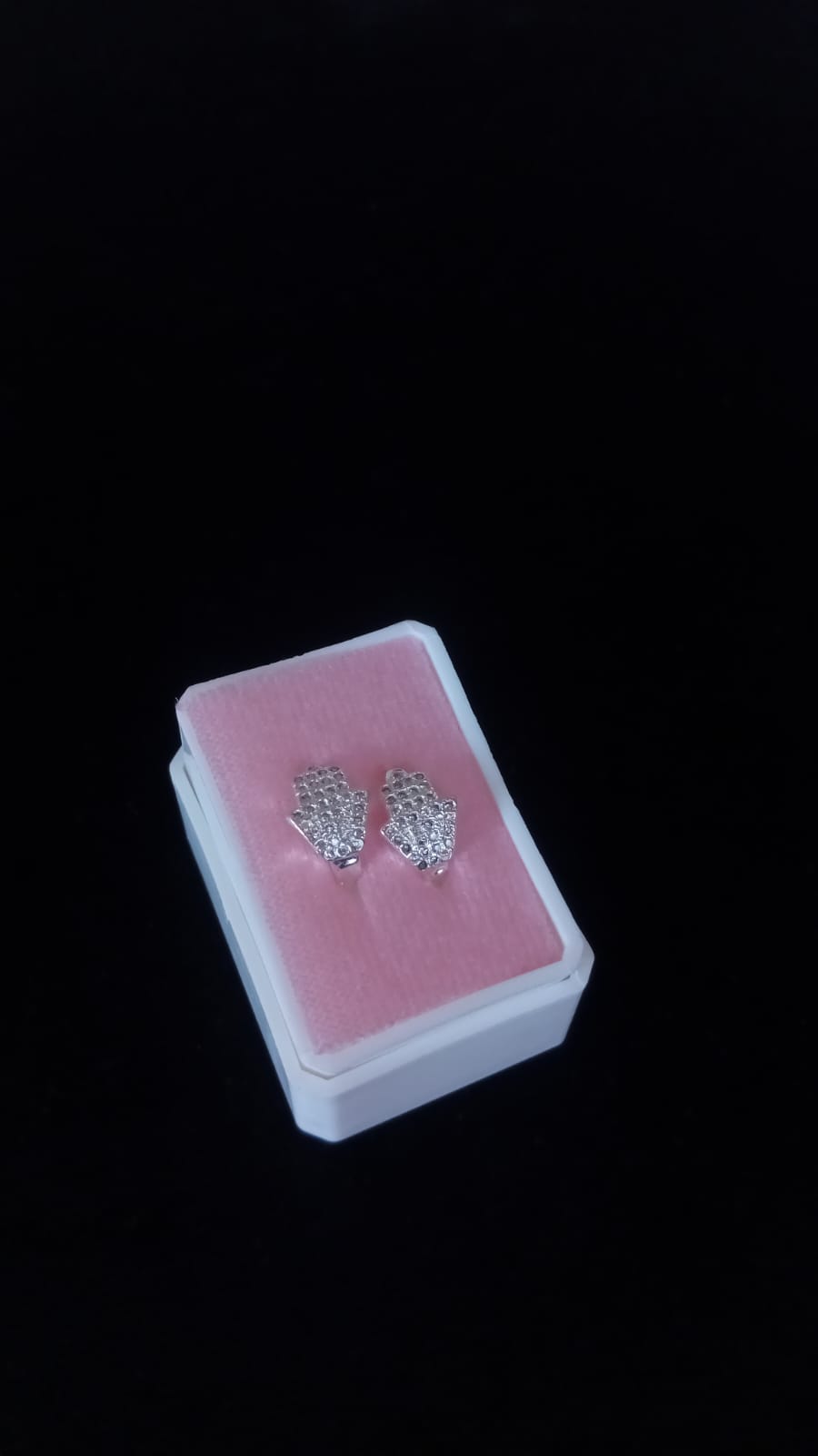 Arracada huggis plata .925