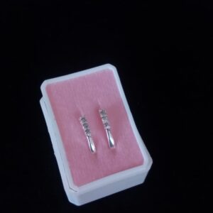 Arracada huggis plata .925