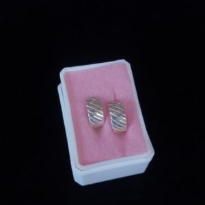 Arracada huggis plata .925