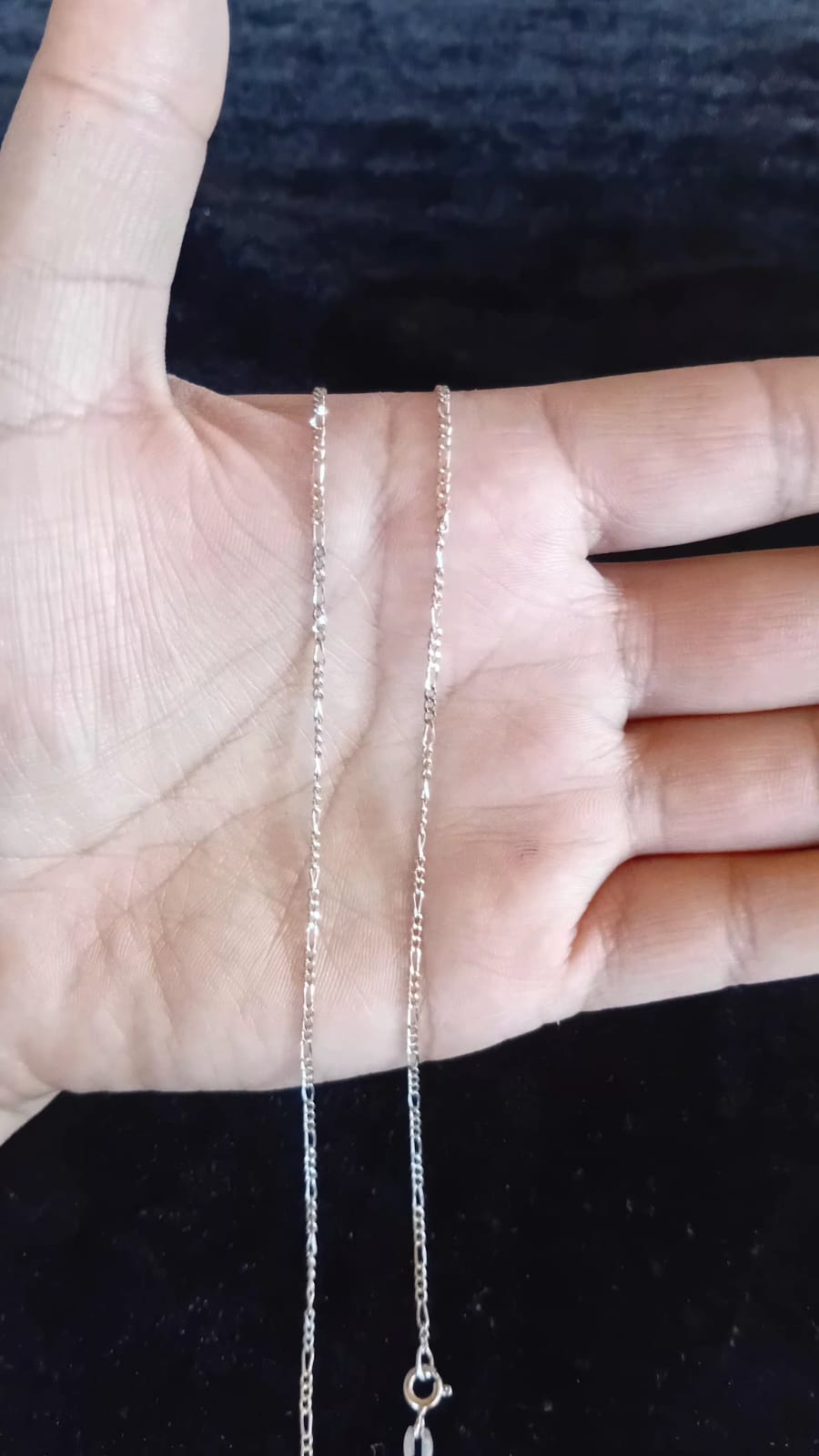 Cadena delgada plata .925