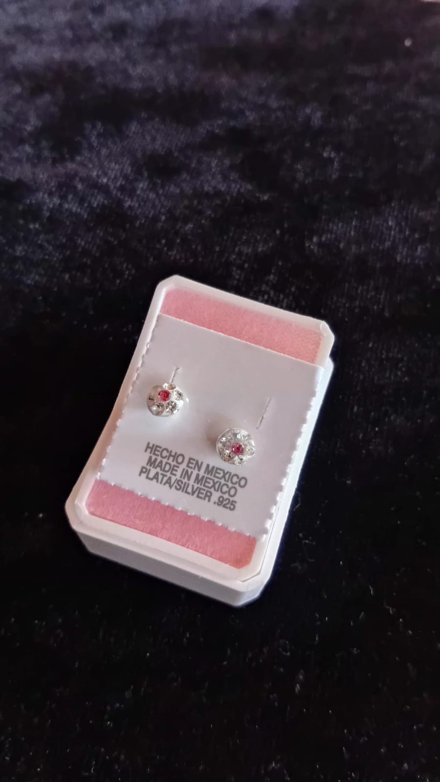 Arete poste mariposa plata .925