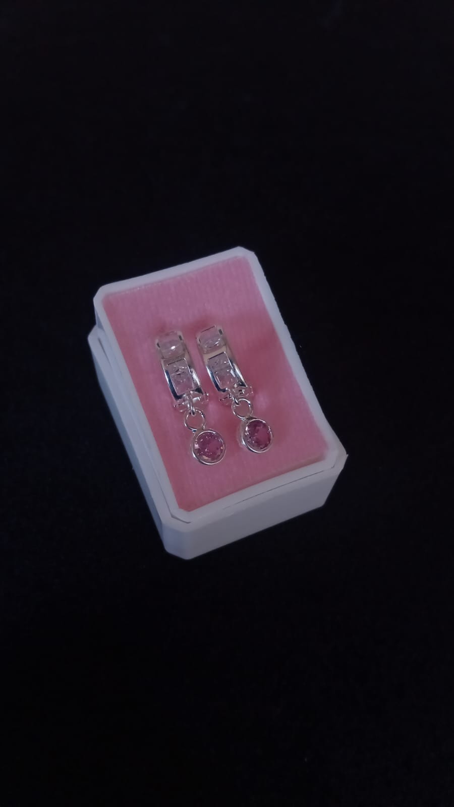 Arracada huggis plata .925