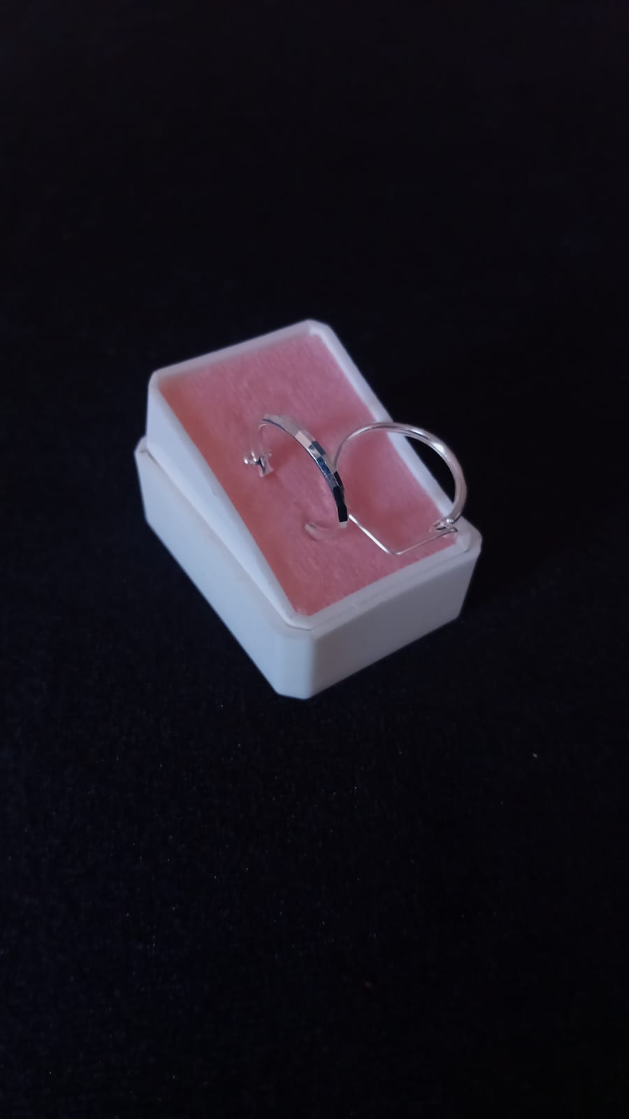 Arracada gruesa plata .925