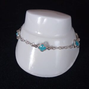 Pulsera zirconia plata .925