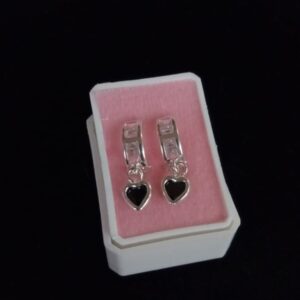 Arracada huggis plata .925
