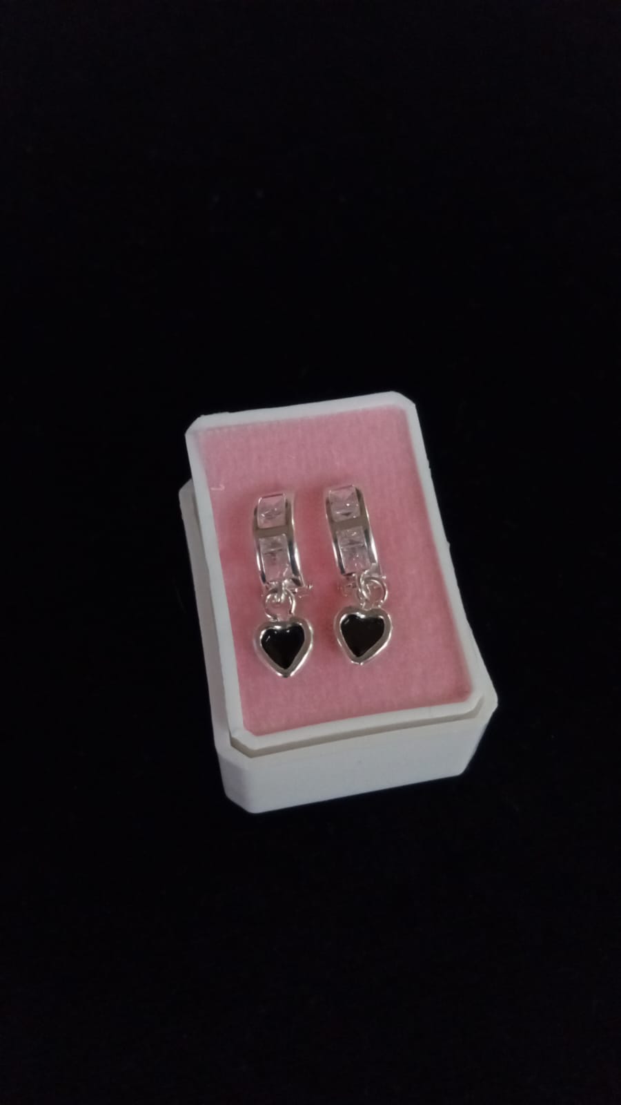 Arracada huggis plata .925