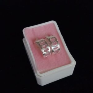 Arracada huggis plata .925