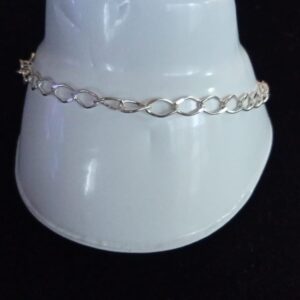 Pulsera mediana plata .925